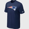 New England Patriots Sideline Legend Authentic Logo T-Shirt D.Blue