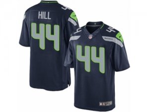 Mens Nike Seattle Seahawks #44 Delano Hill Limited Steel Blue Team Color NFL Jersey