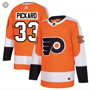 nhl philadelphia flyers #33 Calvin pickard orange