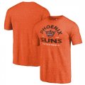 Phoenix Suns Fanatics Branded Orange Vintage Arch Tri-Blend T-Shirt