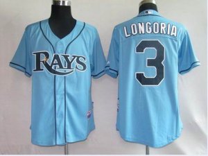 mlb tampa bay rays #3 longoria lt,blue