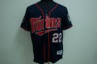 mlb minnesota twins #22 gomez blue