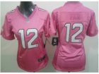 Nike Women Seattle Seahawks #12 Fan Pink Love NFL Jerseys