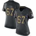 Women's Nike Miami Dolphins #67 Laremy Tunsil Limited Black 2016 Salute to Service NFL Jersey