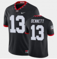 Mens Georgia Bulldogs #13 Stetson Bennett Black game jersey