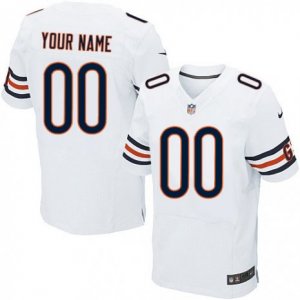 Youth Nike Chicago Bears Customized Elite White NFL Jersey