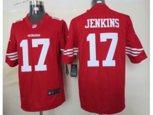 Nike NFL San Francisco 49ers #17 A.J. Jenkins Red jerseys(Limited)