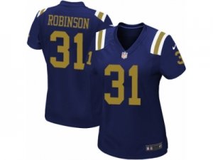 Womens Nike New York Jets #31 Khiry Robinson Limited Navy Blue Alternate NFL Jersey