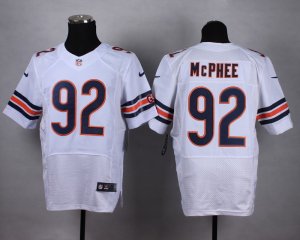 Nike Chicago Bears #92 McPHEE white jerseys(Elite)