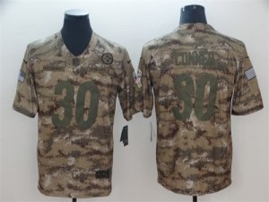 Nike Steelers #30 James Conner Camo Salute To Service Limited Jersey