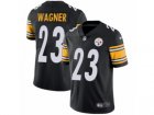 Mens Nike Pittsburgh Steelers #23 Mike Wagner Vapor Untouchable Limited Black Team Color NFL Jersey