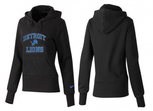 Women Detroit Lions Logo Pullover Hoodie-031