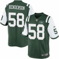 Mens Nike New York Jets #58 Erin Henderson Limited Green Team Color NFL Jersey