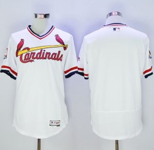 St.Louis Cardinals Blank White Flexbase Authentic Collection Cooperstown Stitched Baseball Jersey