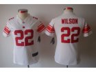 Nike Women NEW York Giants #22 Wilson White Jerseys