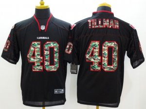 Nike Arizona Cardinals #40 pat tillman Black jerseys(Elite Camo Fashion)