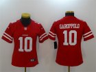 Nike 49ers #10 Jimmy Garoppolo Red Women Vapor Untouchable Player Limited Jersey