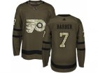Adidas Philadelphia Flyers #7 Bill Barber Green Salute to Service Stitched NHL Jersey