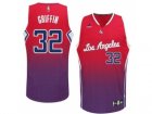 nba los angeles clippers #32 griffin red-purple[drift fashion]