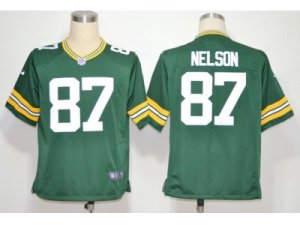 NIKE NFL Green Bay Packers #87 Jordy Nelson Green Game