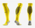 Nike Logo Yellow Thailand Soccer Socks