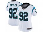 Women Nike Carolina Panthers #92 Vernon Butler Vapor Untouchable Limited White NFL Jersey