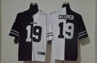Nike Cowboys #19 Amari Cooper Black And White Split Vapor Untouchable Limited Jersey