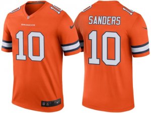 Denver Broncos #10 Emmanuel Sanders Orange Color Rush Legend Jersey