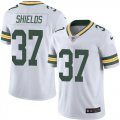 Nike Green Bay Packers #37 Sam Shields White Mens Stitched NFL Limited Rush Jersey