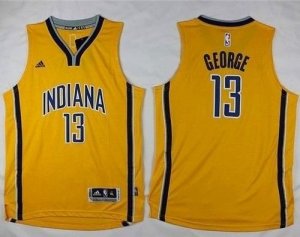 Youth Indiana Pacers #13 Paul George Yellow Stitched NBA Jersey