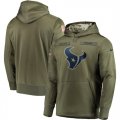 Nike Texans Olive Salute To Service Mens Pullove Hoodie