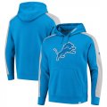 Detroit Lions NFL Pro Line by Fanatics Branded Iconic Pullover Hoodie Blue Heathered