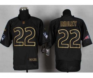 Nike jerseys new england patriots #22 stevan ridley black[Elite gold lettering fashion]