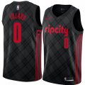 Blazers #0 Damian Lillard Black 2018-19 City Edition Nike Swingman Jersey