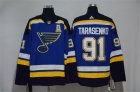 Men Adidas St. Louis Blues #91 Vladimir Tarasenko Blue Adidas Jersey