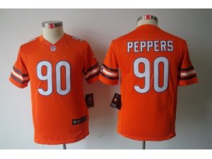 Nike NFL Youth Chicago Bears #90 Julius Peppers Orange Jerseys