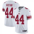 Nike Giants #44 Doug Kotar White Vapor Untouchable Limited Jersey