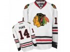 Mens Reebok Chicago Blackhawks #14 Richard Panik Premier White Away NHL Jersey