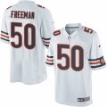 Men's Nike Chicago Bears #50 Jerrell Freeman Limited White NFL Jersey