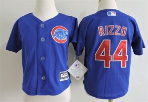 Cubs #44 Anthony Rizzo Blue Toddler Cool Base Jersey