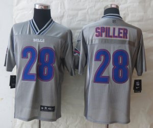 Nike Buffalo Bills #28 Spiller Grey Jerseys(Vapor Elite)