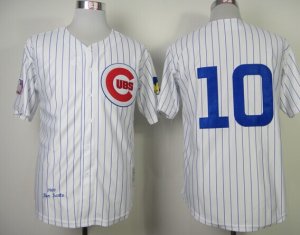 mlb chicago cubs #10 SANTO M&N 1969 white