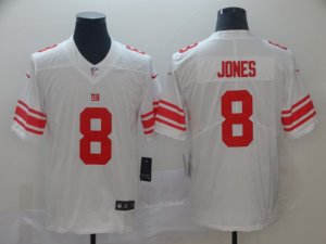 Nike Giants #8 Daniel Jones White 2019 NFL Draft First Round Pick Vapor Untouchable Limited Jersey