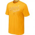 Nike MLB Oakland Athletics 2014 Home Practice T-Shirt - Yellow