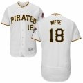 Men's Majestic Pittsburgh Pirates #18 Jon Niese White Flexbase Authentic Collection MLB Jersey