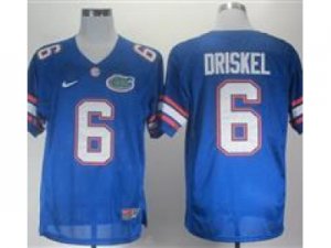 Ncaa Florida Gators Jeff Driskel #6 Royal Blue College Football Jerseys