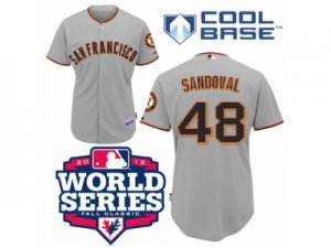 2012 world series mlb san francisco giants #48 sandoval grey