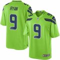 Youth Nike Seattle Seahawks #9 Jon Ryan Limited Green Rush NFL Jersey