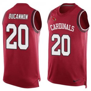 Nike Arizona Cardinals #20 Deone Bucannon Red Team Color Men\'s Stitched NFL Limited Tank Top Jersey