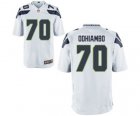 Men's Nike Seattle Seahawks #70 Rees Odhiambo Game White NFL Jersey